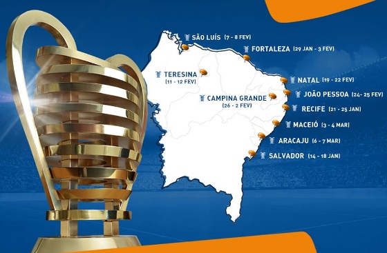 Tour da Taça da Copa do Nordeste 2018 – Seguro de Eventos